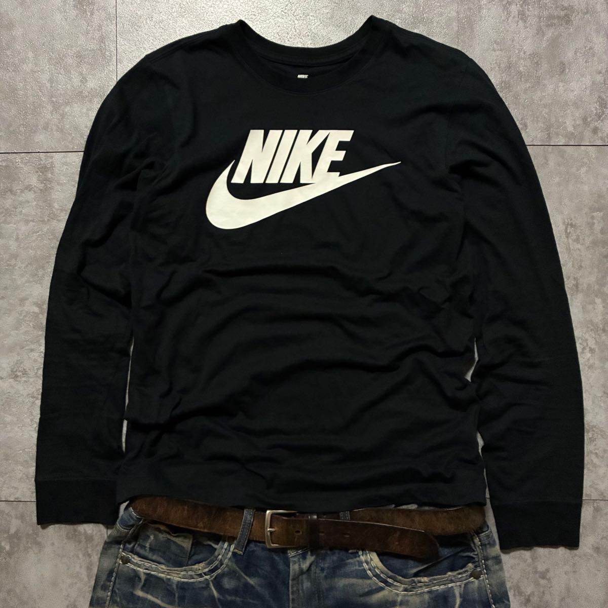 00s【NIKE】大Logo长袖/Y2K科技风