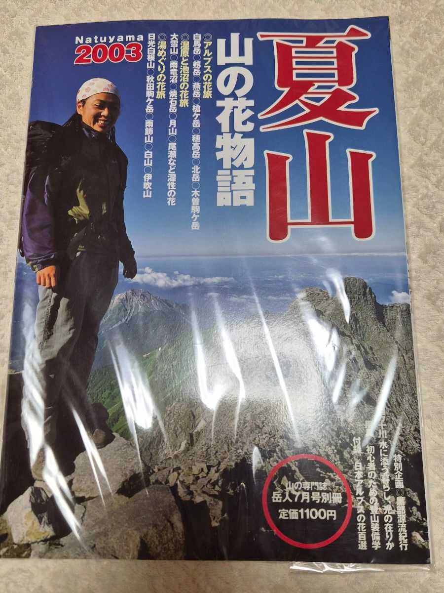 岳人 2003年7月号别册 夏山 山之花物语