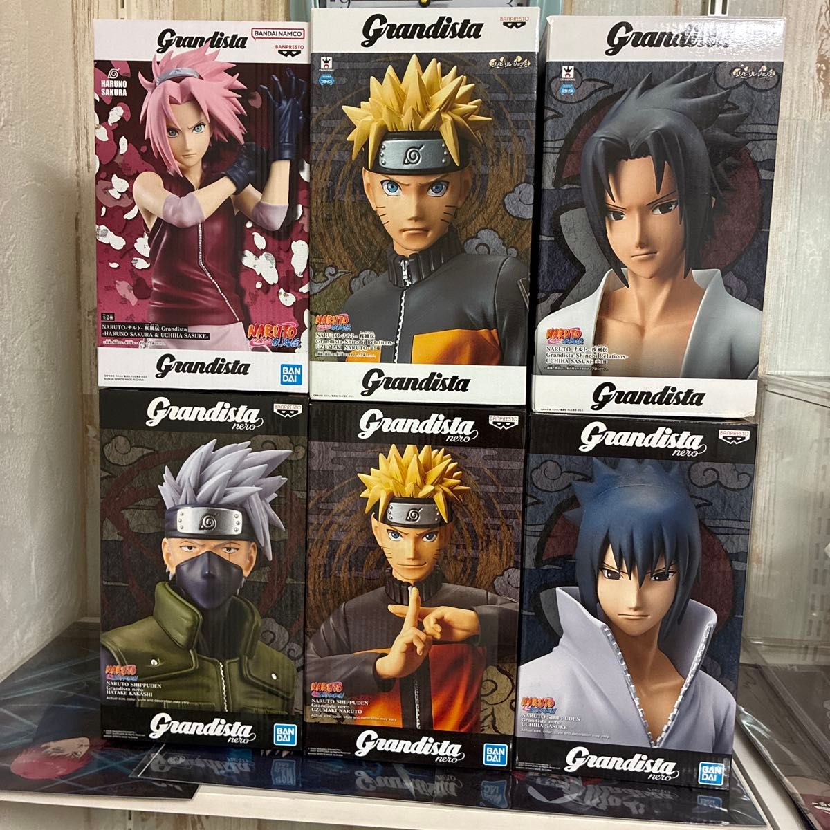 NARUTO Grandista フィギュア 6体セット ナルト サスケ サクラ カカシ