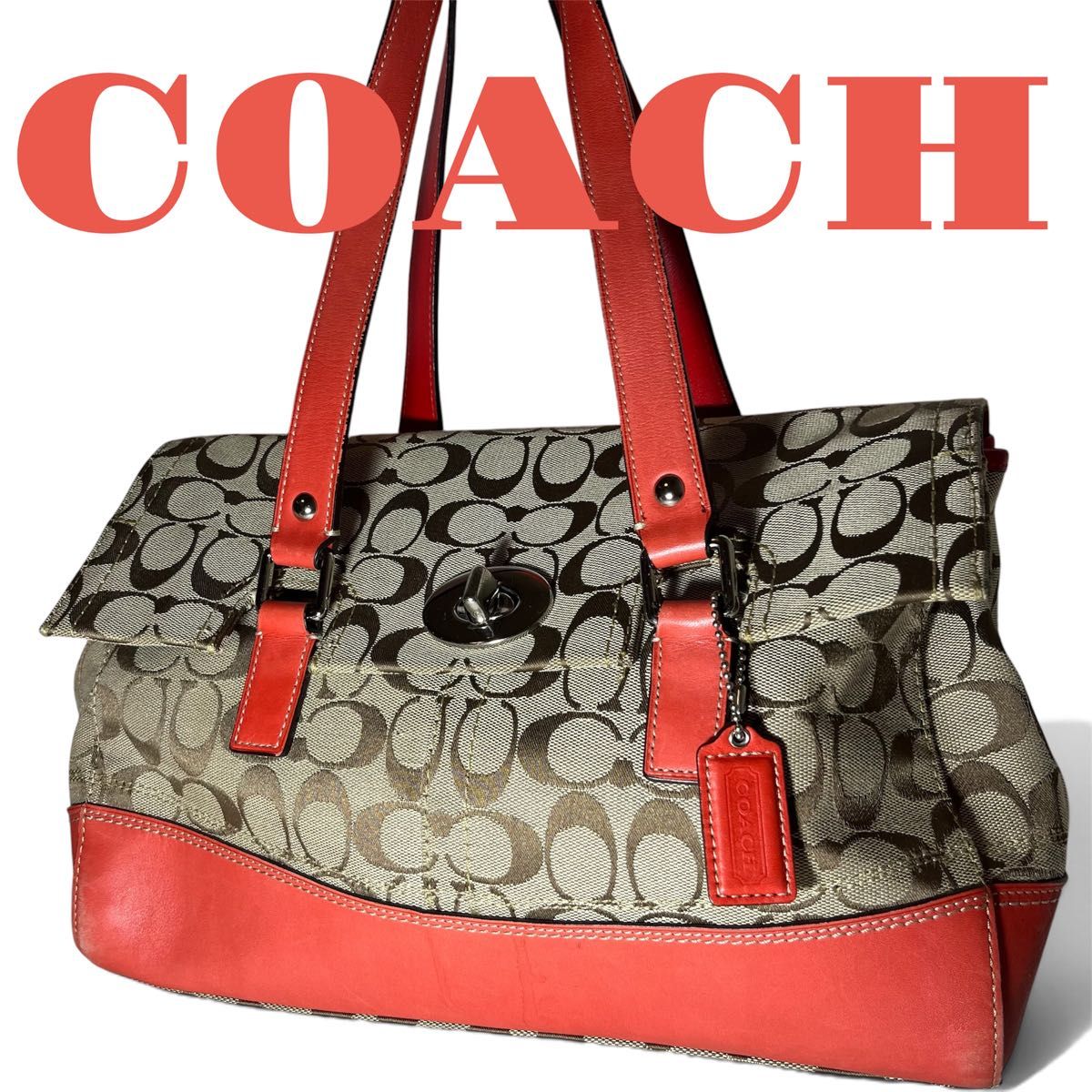 COACH Hamptons Signature Satchel y2k Bag 00s vintage