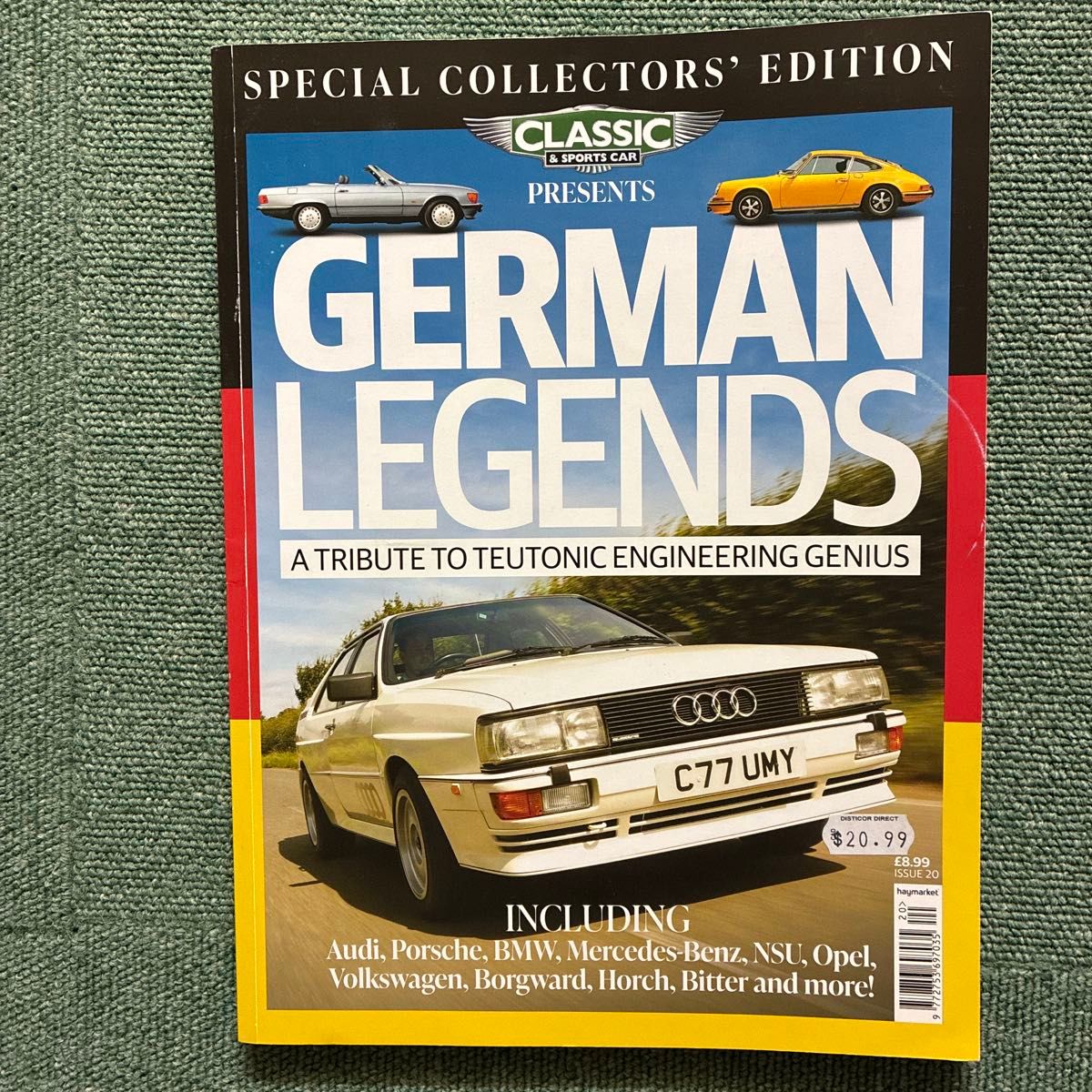 【外文原版书】Classic & Sports Car Presents GERMAN LEGENDS 杂志