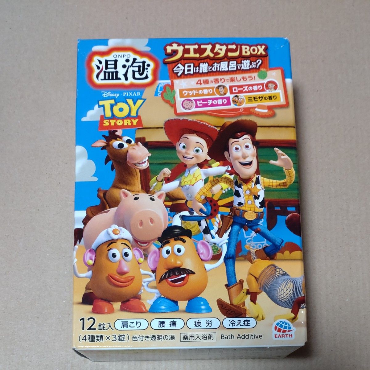 温泡 ONPO 玩具总动员 西部BOX 12片装 入浴剂