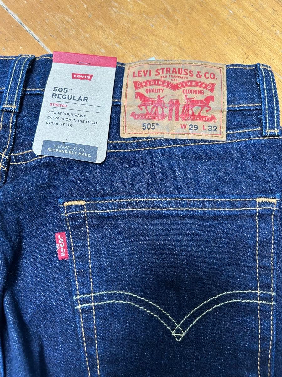 Levi's 李维斯 505 常规款 弹性牛仔裤 W29 L32