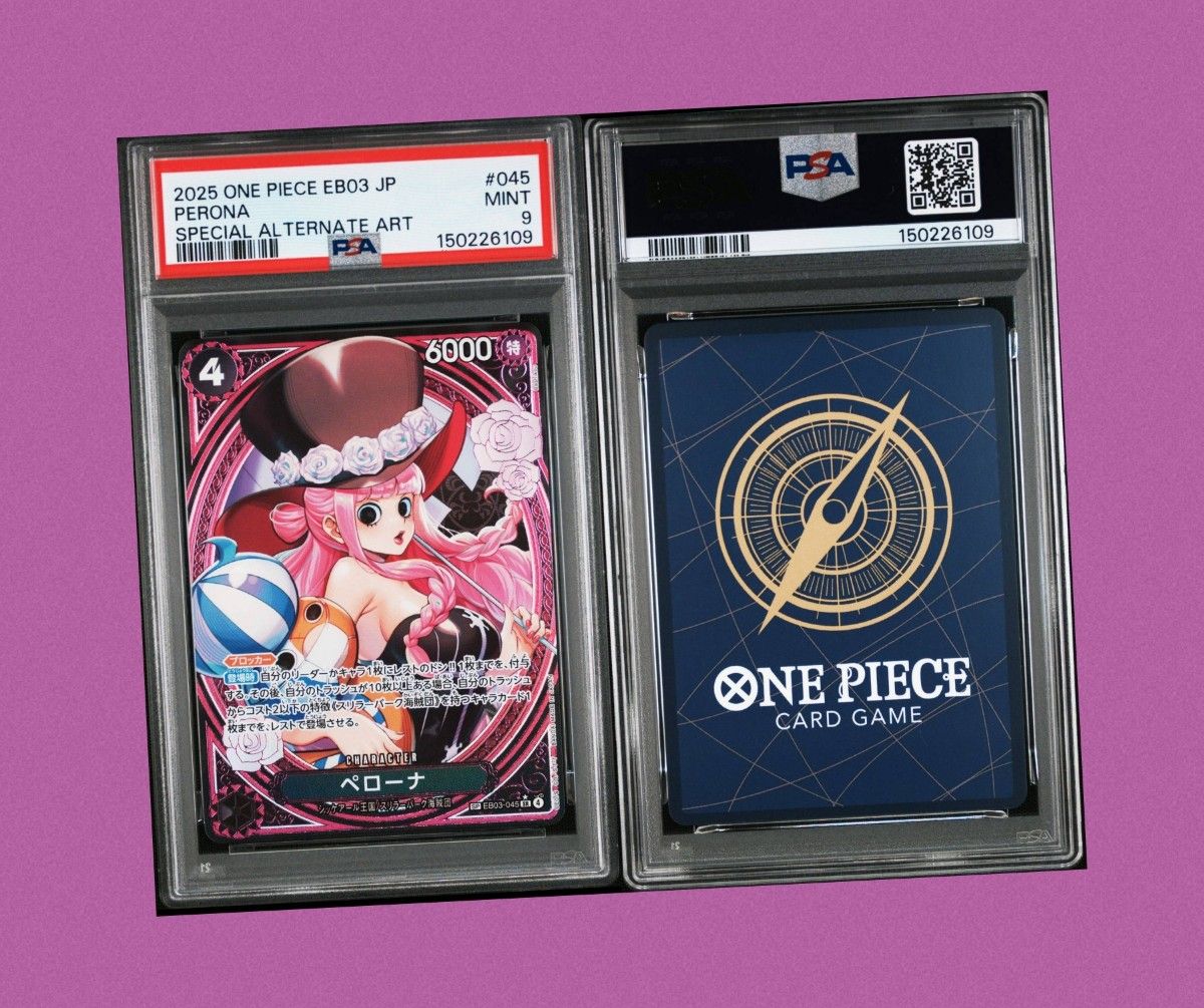 海贼王卡牌 PSA9 EB03 045 佩罗娜 特别卡 HEROINES EDITION GEM MT