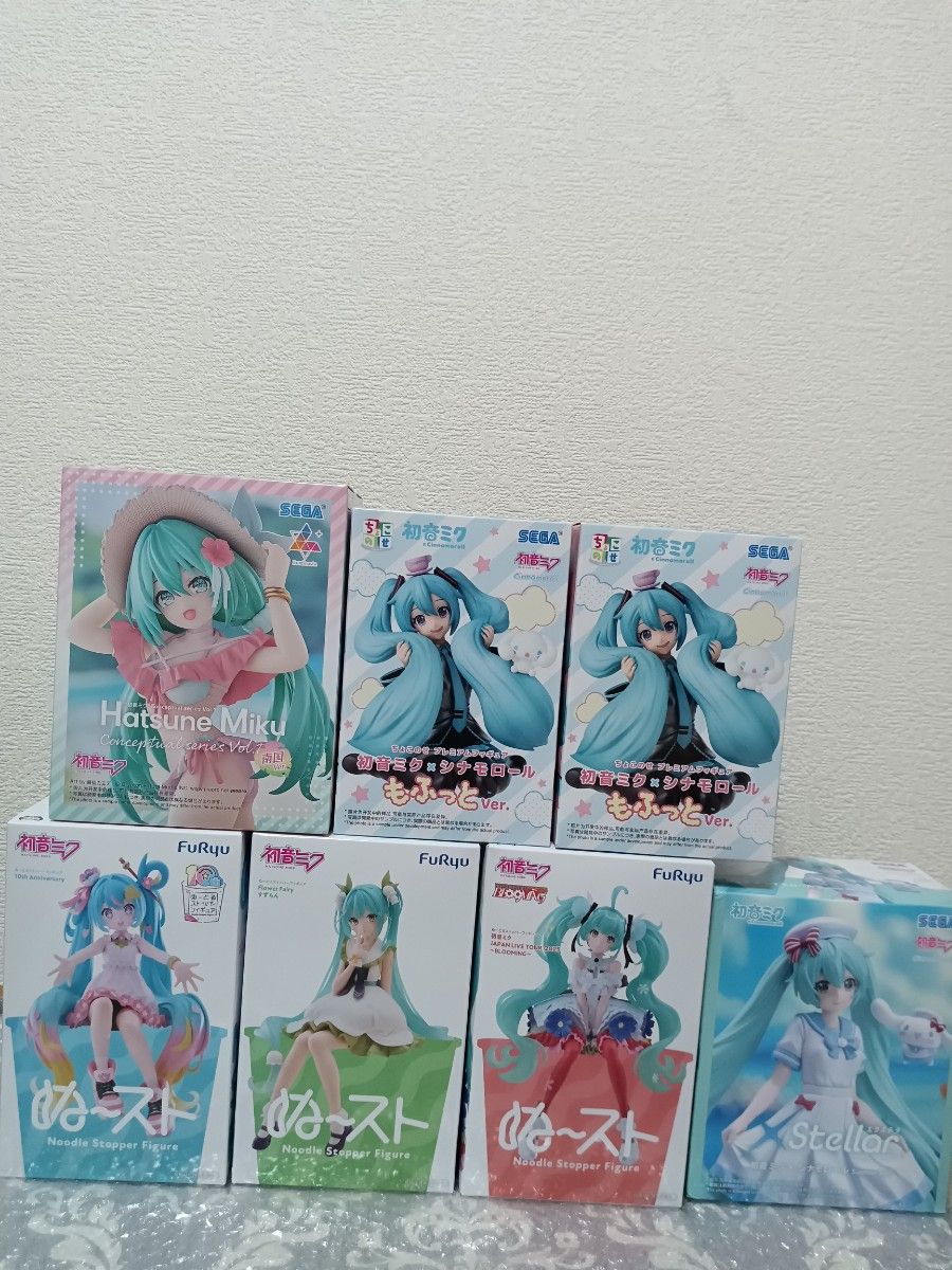 初音未来手办 7件套