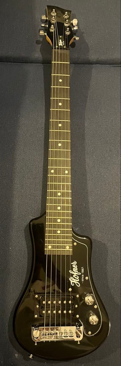 Hofner ヘフナー Shorty 迷你吉他 黑色