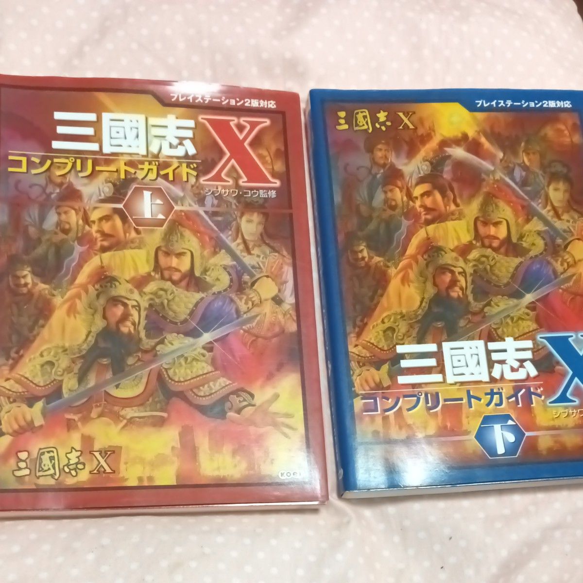 《三国志X》完全攻略上下卷套装，对应PlayStation 2版