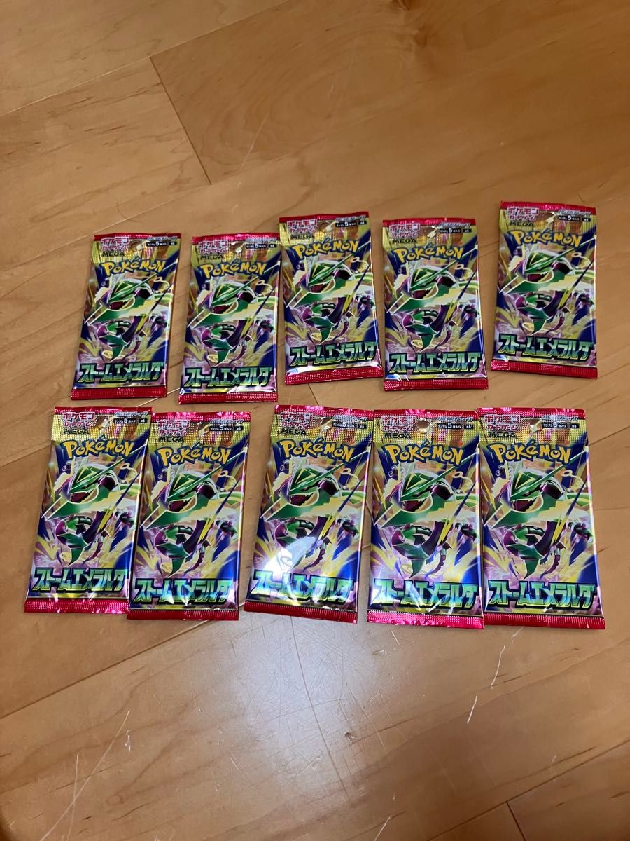 宝可梦集换式卡牌游戏 扩展包 风暴翡翠 10包套装 未开封