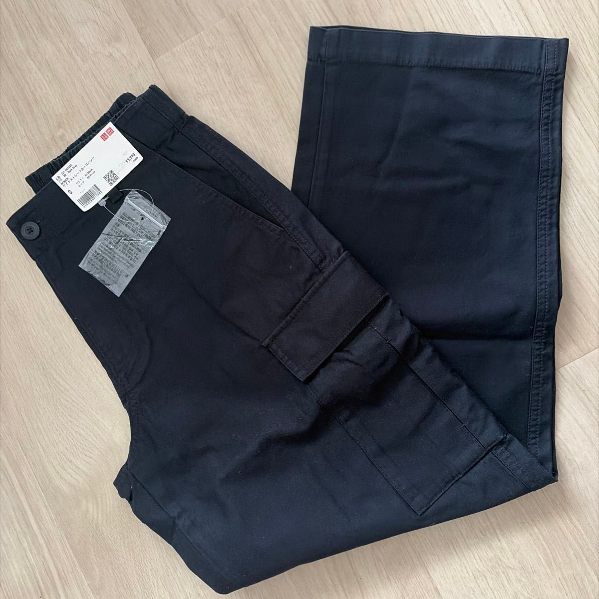 优衣库 UNIQLO 宽版直筒工装裤 深灰色 S码 全新带吊牌