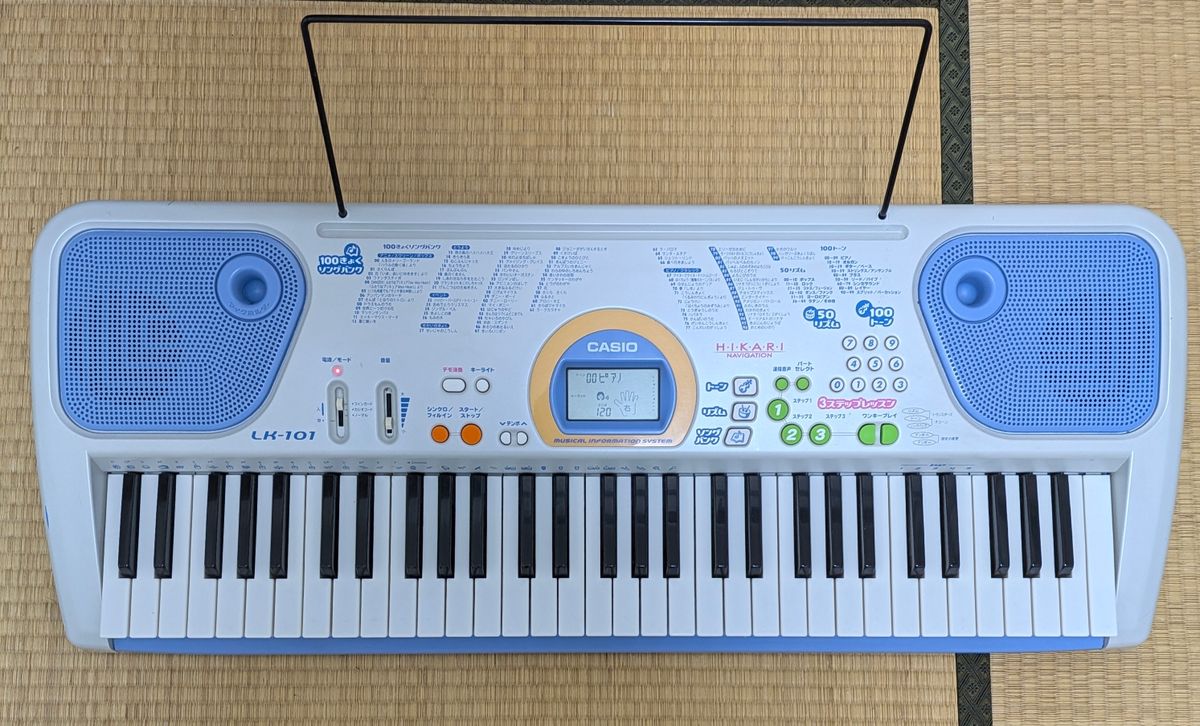 CASIO卡西欧光导航键盘LK-101电子琴