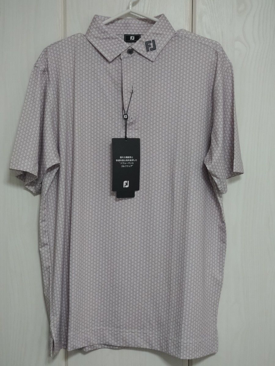 FootJoy FootJoy 高尔夫 Polo衫 短袖 满印图案 男士 L码