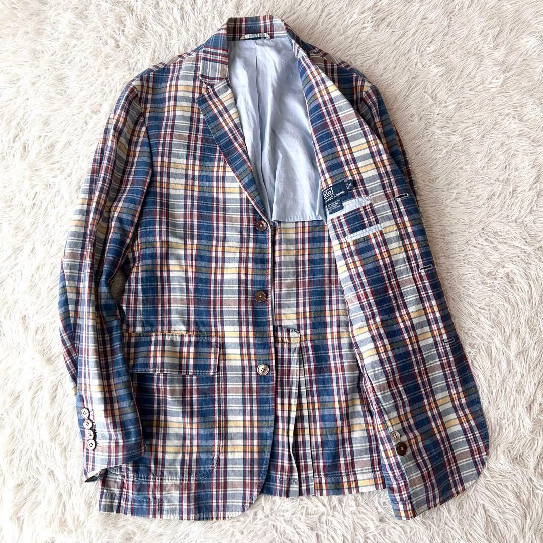 【马德拉斯格纹】Polo Ralph Lauren 西装外套 M码 棉